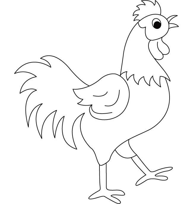 Featured image of post Cara Termudah Gambar Ayam Hitam Putih Untuk Mewarnai Dan contohnya