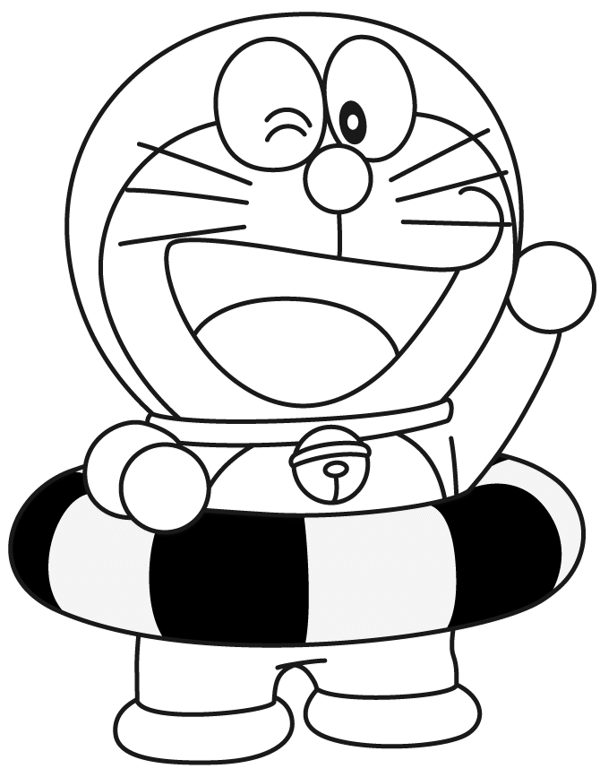 21 Gambar Mewarnai Doraemon Untuk Anak-Anak - Edukasi