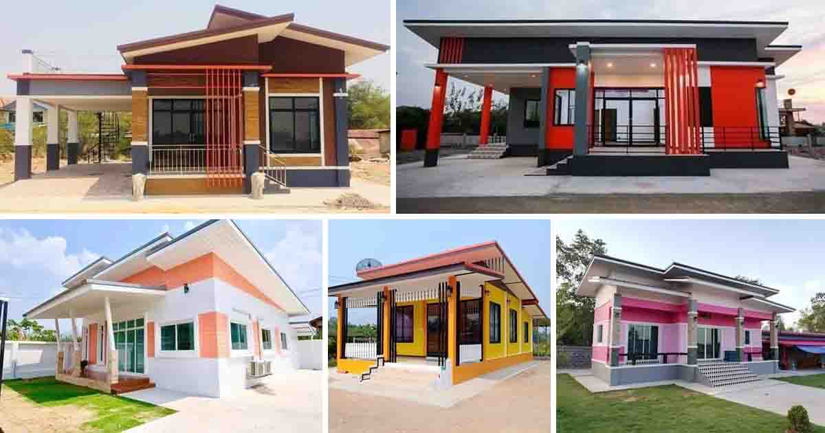 24 Desain Rumah Untuk di Kampung dan Pedesaan Bergaya Minimalis Modern ...