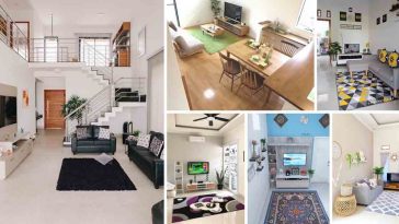 desain ruang keluarga minimalis lesehan dan pakai sofa