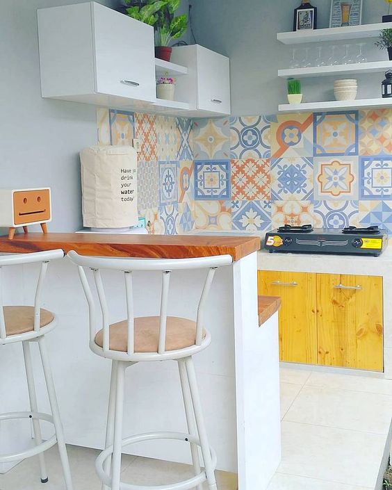 15 Motif Keramik Dinding Dapur Minimalis yang Bagus