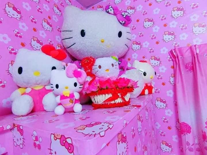 bed cover hello kitty