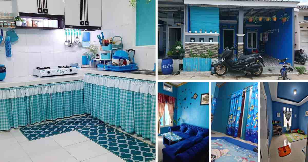 6 Kombinasi Warna Cat Rumah Nuansa Biru  yang Menenangkan