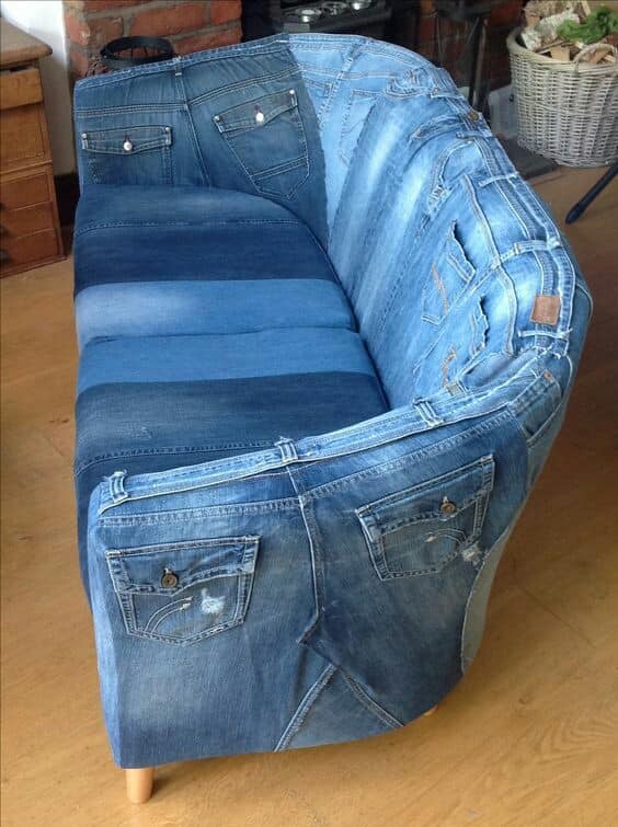 sofa jeans