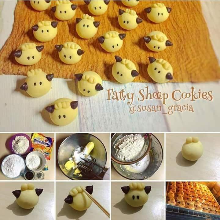11.Fatty Sheep Cookies