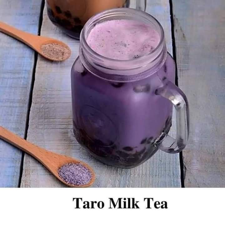 15. Taro milk tea