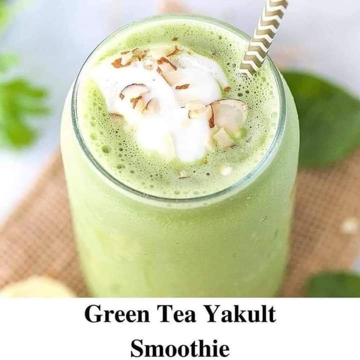 16. Greentea yakult milk tea