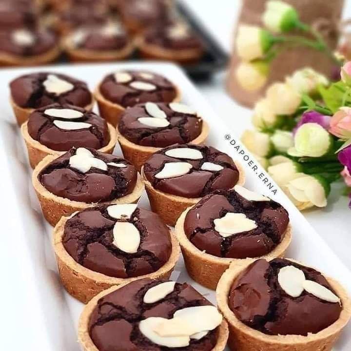 7.Chocolate Brownies pie