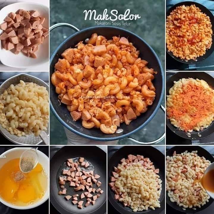 Macaroni sosis telur