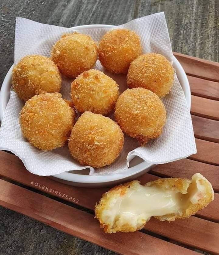11. Potato ball with cheese filling