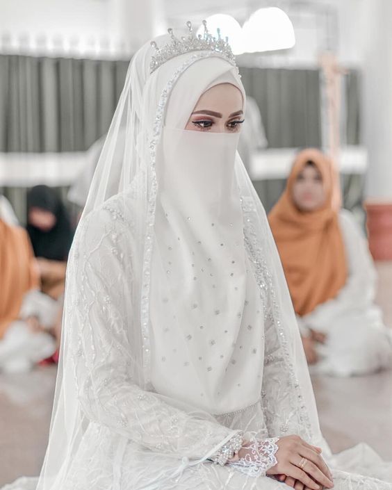 gaun pengantin muslimah 12