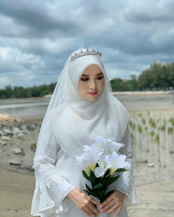 gaun pengantin muslimah 2