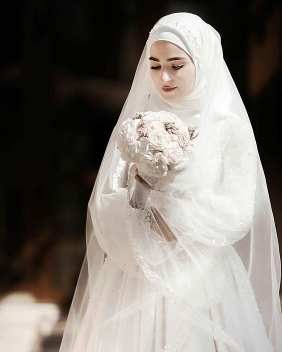 gaun pengantin muslimah 5