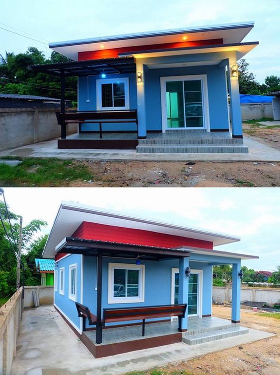 Model Rumah Minimalis Tampak Depan Dan Samping | Duuwi.com