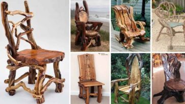 kursi kayu unik