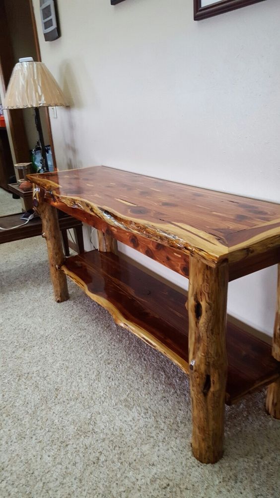 meja kayu unik 13