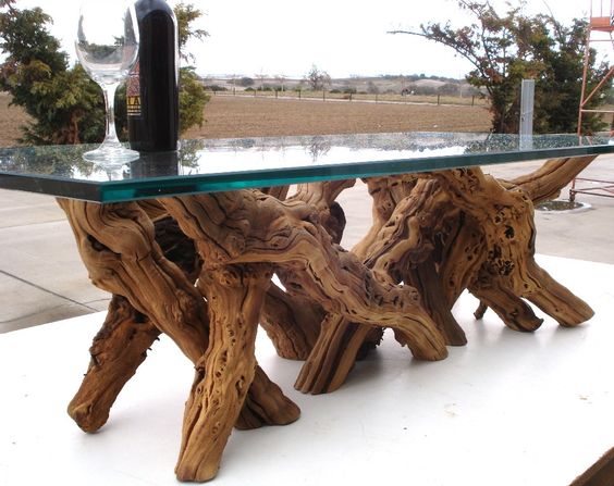 meja kayu unik 4