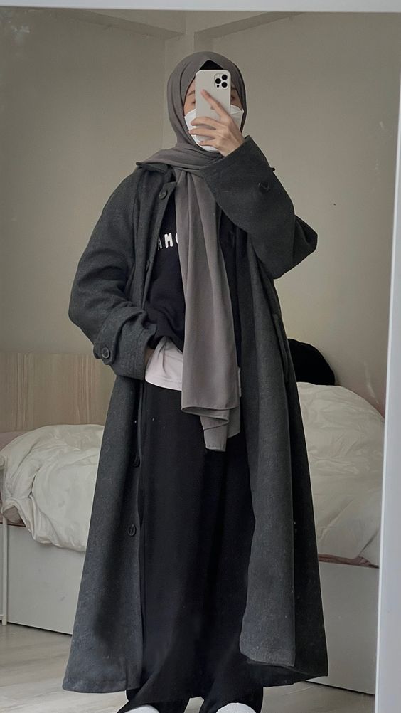 ootd hijab layering9